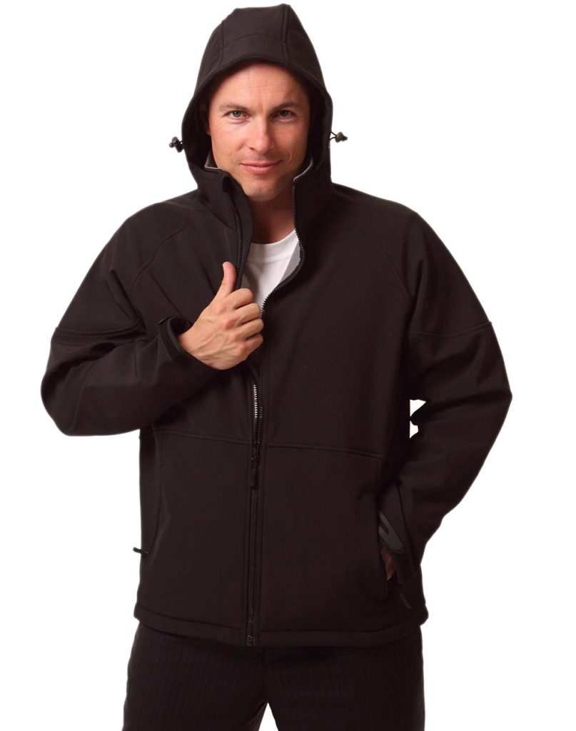 Mens Aspen Softshell Hooded Jacket