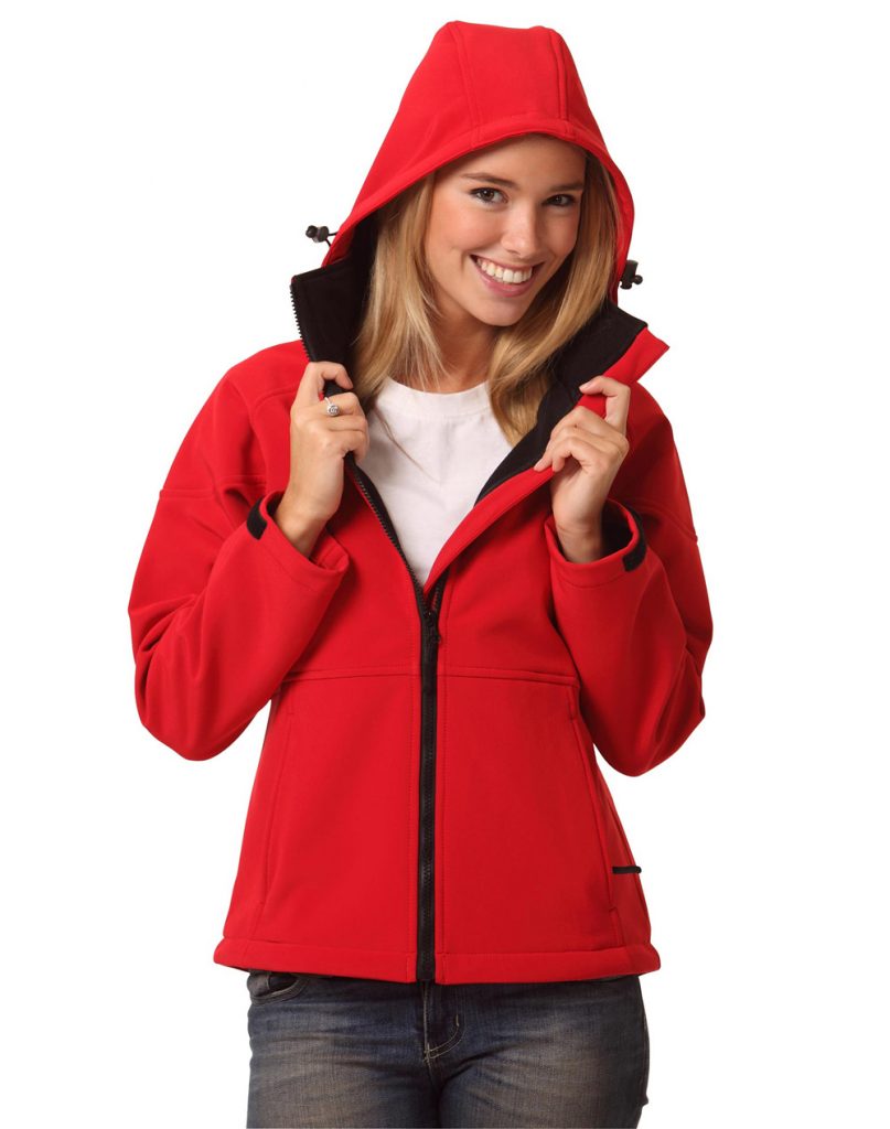Ladies Aspen Softshell Hoodied Jacket