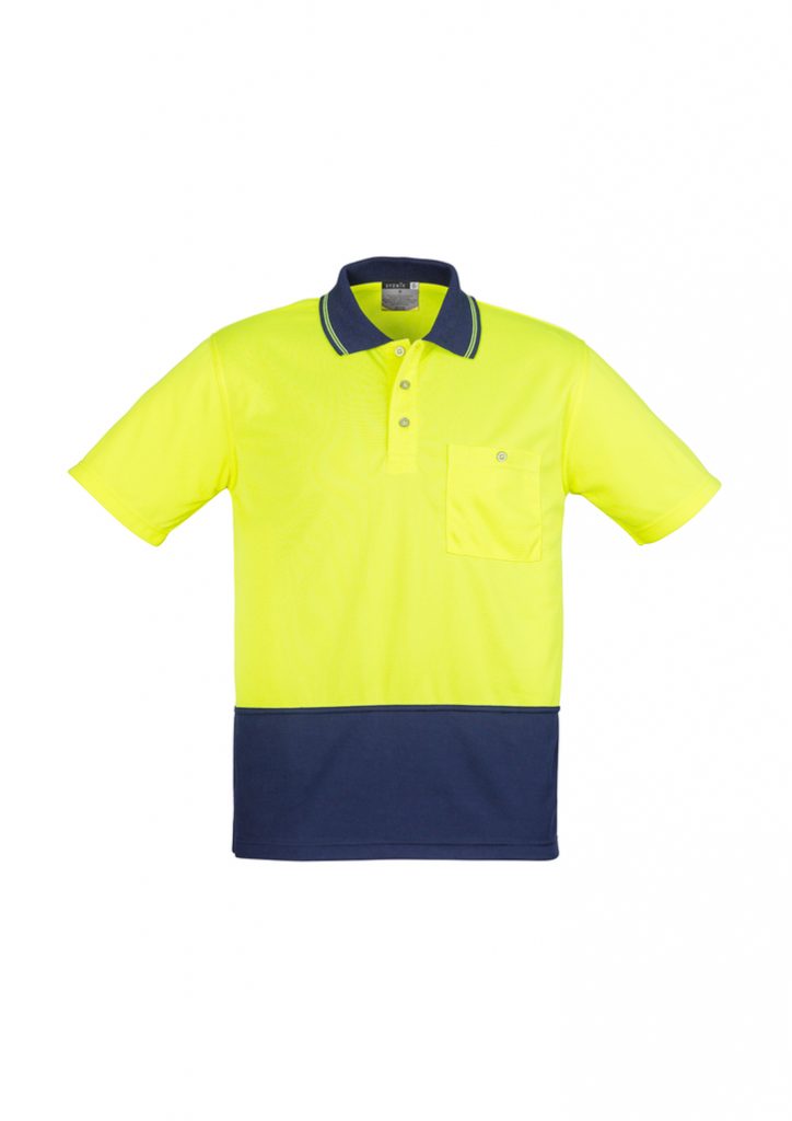 Mens Basic Spliced Polo