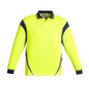 Mens Aztec Long Sleeve Polo